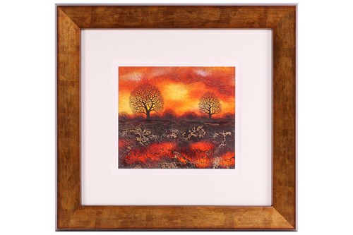 Lot 14 - Kerry Darlington (b.1974), trees in an...