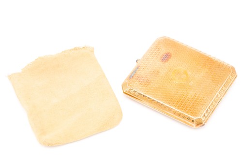 Lot 276 - An Austro-Hungarian cigarette case, of canted...