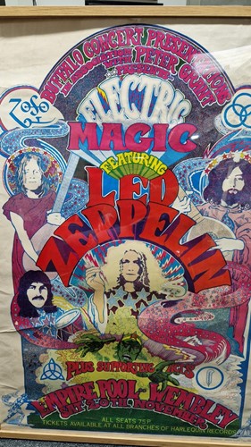 Lot 267 - Led Zeppelin: an original 'Electric Magic'...