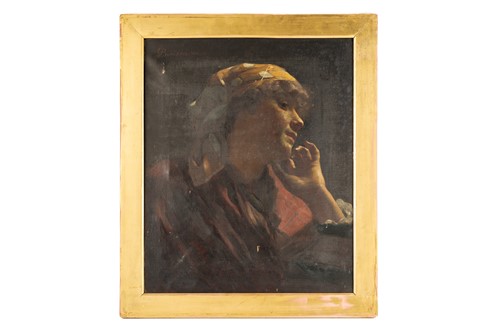 Lot 20 - Giuseppe Barison (1853-1931) Italian, Lady...