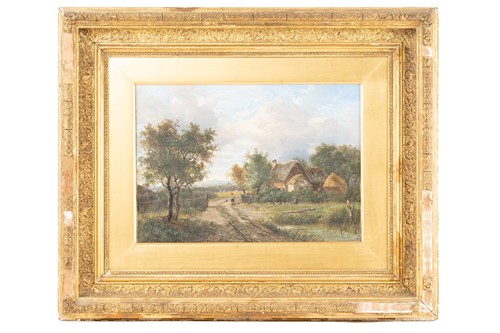 Lot 45 - Joseph Thors (1843-1898) British, figure on a...