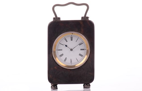Lot 248 - An Edwardian silver-mounted tortoiseshell...
