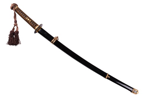 Lot 237 - A Japanese WWII Kai Gunto, Naval Marine...