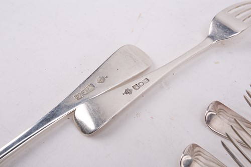 Lot 437 - A canteen of Old English pattern flatware;...