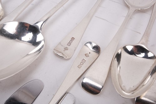 Lot 437 - A canteen of Old English pattern flatware;...