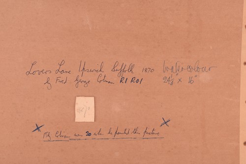Lot 25 - Frederick George Cotman RI. ROI. (British,...