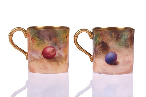 Lot 144 - A Royal Worcester porcelain coffee service...