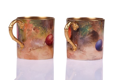 Lot 144 - A Royal Worcester porcelain coffee service...