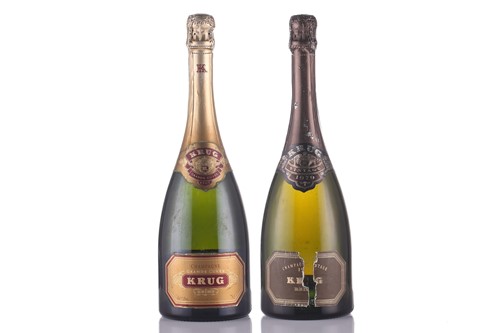 Lot 38 - A bottle of Krug Champagne 1979, together with...