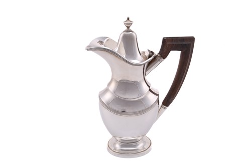 Lot 441 - A Portuguese five piece teaset, with an...