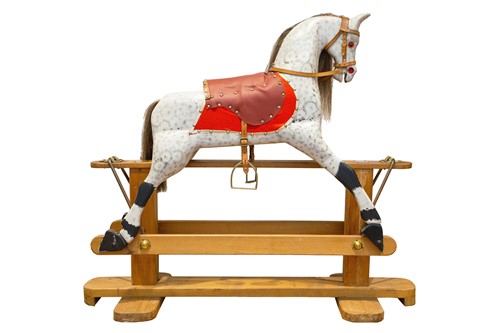 Lot 155 - An early 20th century painted and carved wood...