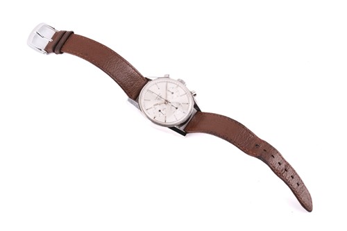 Lot 383 - A Heuer Carerra 2447 S Poly, with a hand-wound...
