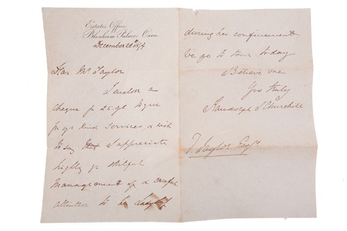 Lot 276 - Winston Churchill (1874-1965): an original...