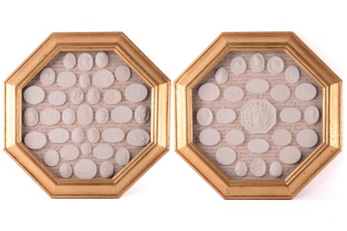 Lot 273 - A good collection of Grand Tour style plaster...