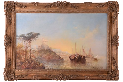 Lot 23 - Clifford Montague (fl.1845 - 1901), Coastal...