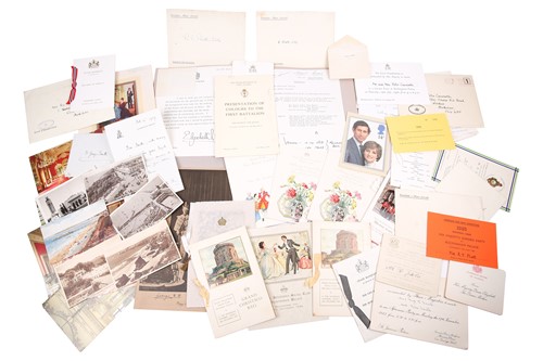 Lot 333 - A rare collection of Royal interest ephemera,...