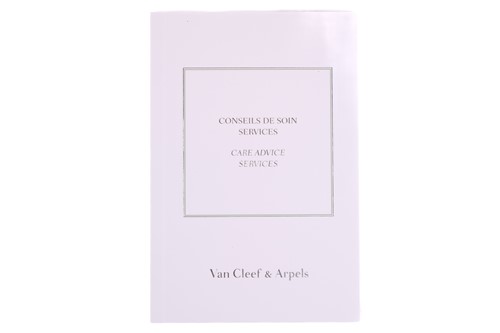 Lot 208 - A Van Cleef and Arpels alhambra diamond...