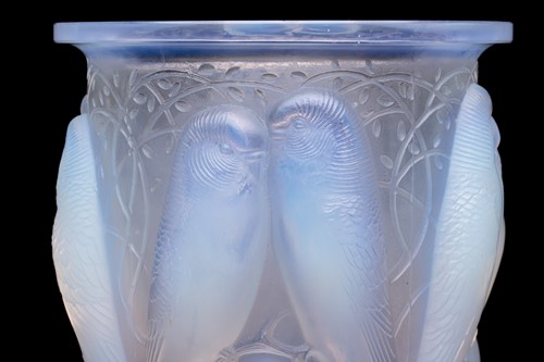 Lot 154 - René Lalique, a 'Ceylon' pattern vase, No.905,...