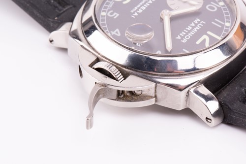 Lot 331 - A Panerai Luminor Marina automatic PAM0086,...