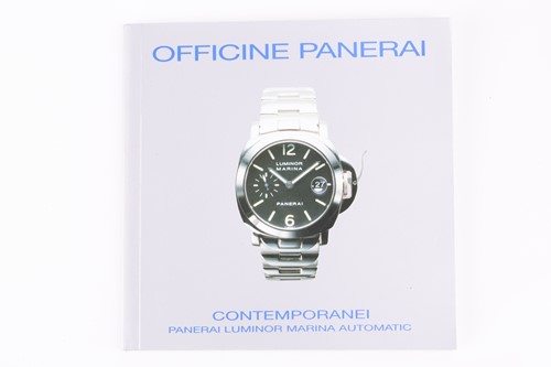 Lot 331 - A Panerai Luminor Marina automatic PAM0086,...