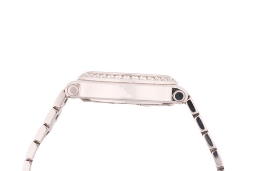 Lot 363 - A ladies Chopard 'Happy sport' stainless steel...