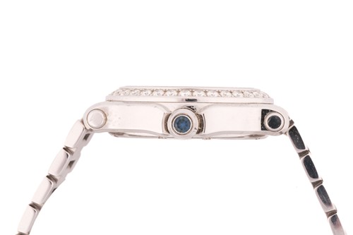 Lot 363 - A ladies Chopard 'Happy sport' stainless steel...