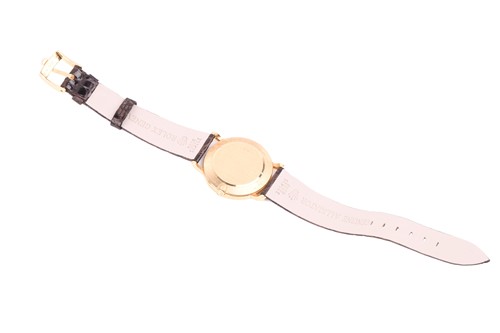 Lot 386 - A Rolex Cellini ref. 5112/8 18ct yellow gold...