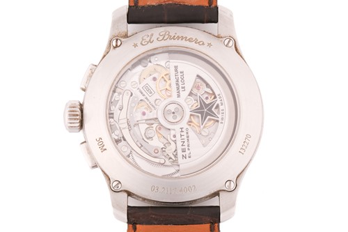 Lot 365 - A Zenith El Primera Pilot automatic...