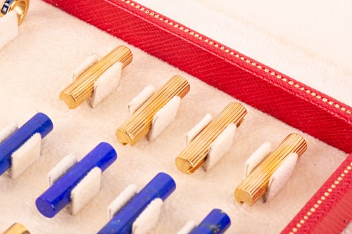 Lot 116 - Cartier - interchangeable baton cufflinks set...