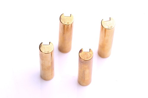 Lot 116 - Cartier - interchangeable baton cufflinks set...