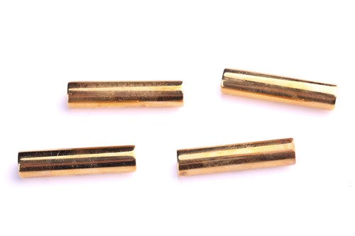 Lot 116 - Cartier - interchangeable baton cufflinks set...