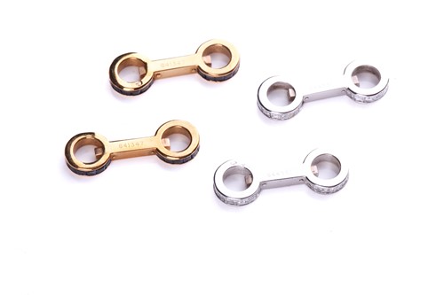 Lot 116 - Cartier - interchangeable baton cufflinks set...