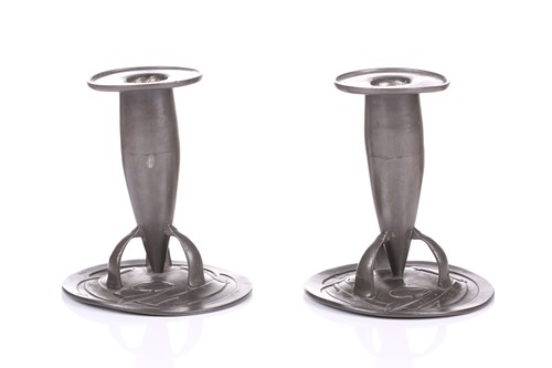 Lot 80 - Archibald Knox for Liberty and Co., a pair of...