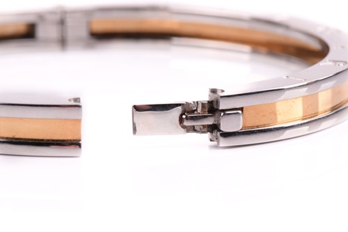 Lot 229 - Bulgari - B.Zero1 hinged bangle, comprising an...