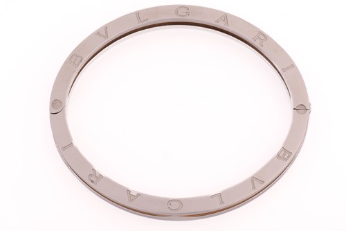 Lot 229 - Bulgari - B.Zero1 hinged bangle, comprising an...
