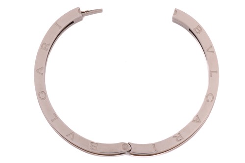 Lot 229 - Bulgari - B.Zero1 hinged bangle, comprising an...