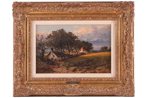Lot 12 - Benjamin W Leader (1831-1923), ‘The Last...