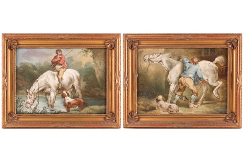 Lot 7 - Attributed to George Charles Morland...