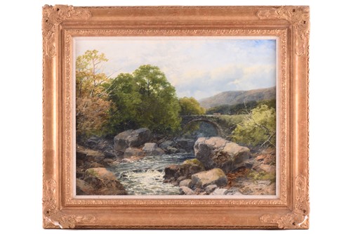 Lot 10 - John Brandon Smith (1848-1884), Old Bridge on...