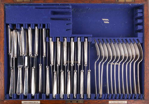 Lot 410 - Goldsmiths & Silversmith Co Ltd - a canteen of...