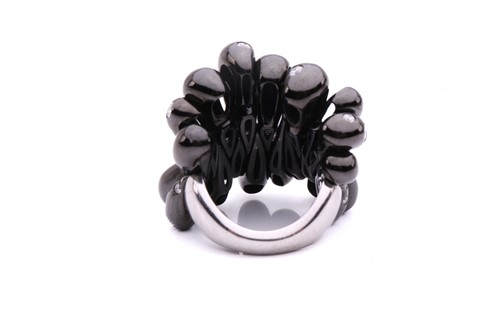 Lot 56 - De Grisogono - a diamond-set bombé ring and...
