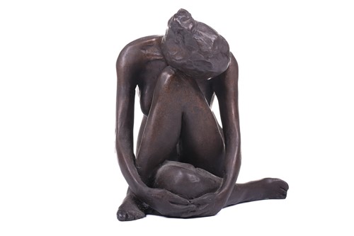 Lot 272 - 20th-century school, a bronze model of a...