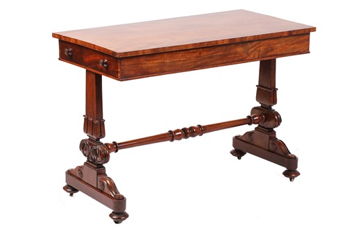 Lot 183 - An early Victorian mahogany rectangular side...