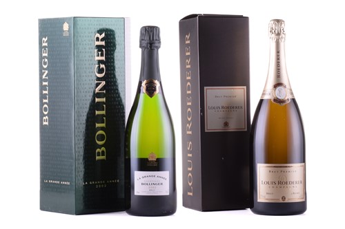 Lot 10A - A bottle of 2002 Bollinger La Grande Année...