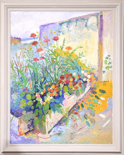 Lot 1 - Fred Yates (1922 - 2008), 'My Garden in Rancon'...
