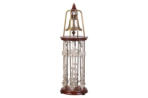 Lot 221 - A large and impressive bell stand, housing a...