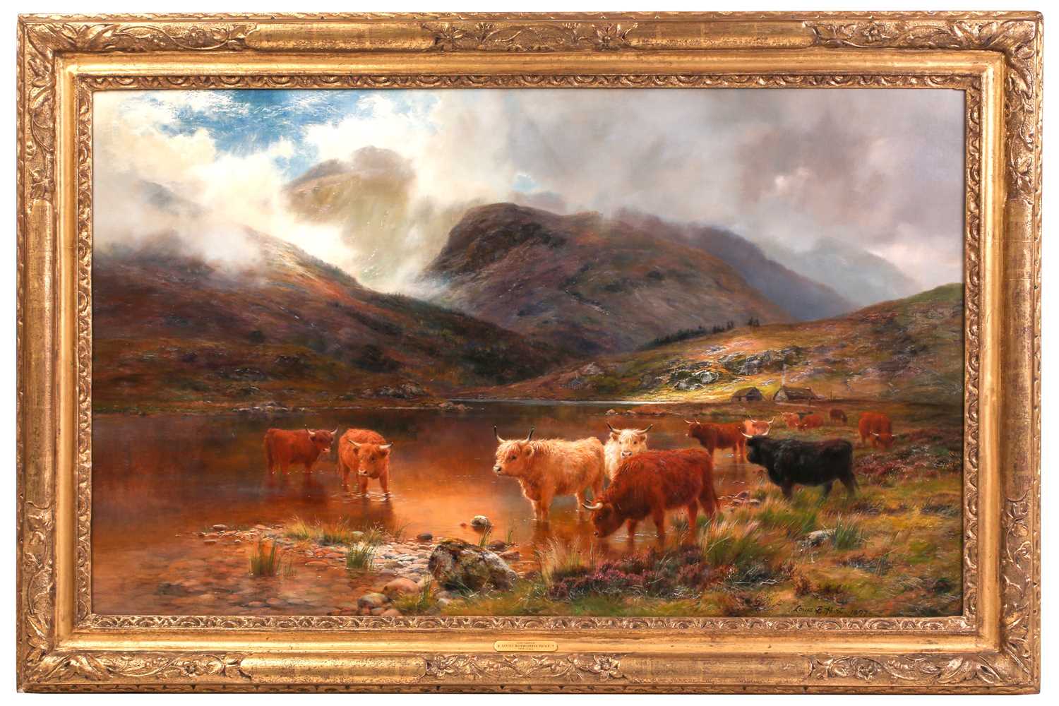 Lot 30 - Louis Bosworth Hurt (1856 - 1929) Glen Cannich,...