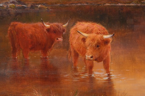 Lot 30 - Louis Bosworth Hurt (1856 - 1929) Glen Cannich,...