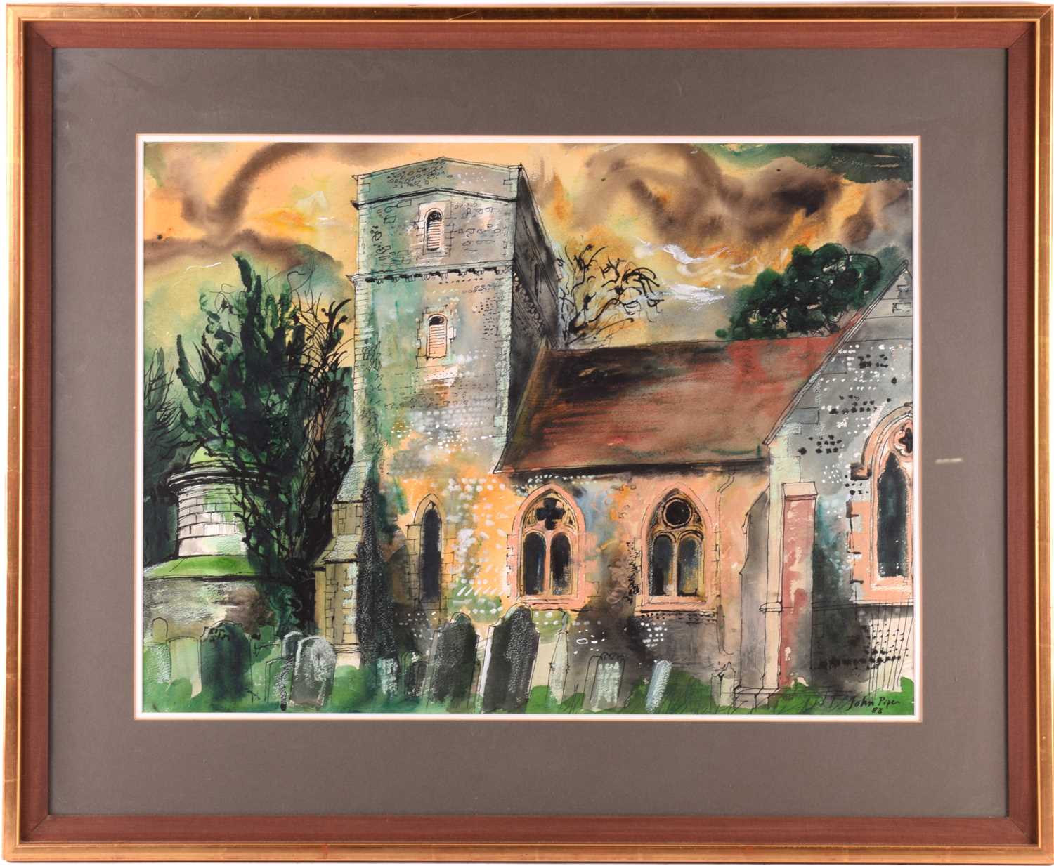 Lot 68 - John Piper (1903 - 1992), St Mary the Virgin...