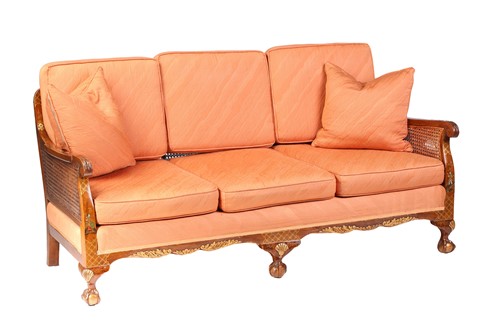 Lot 136 - An early 20th-century walnut and chinoiserie...